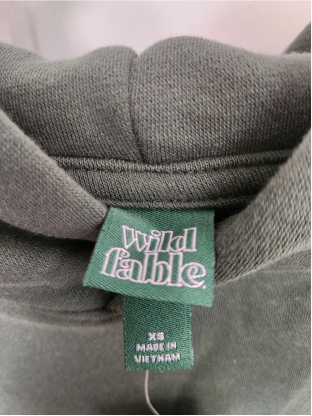 Wild Fable Dark Green Perfect Oversized Hoodie XS - Picture 4 of 6